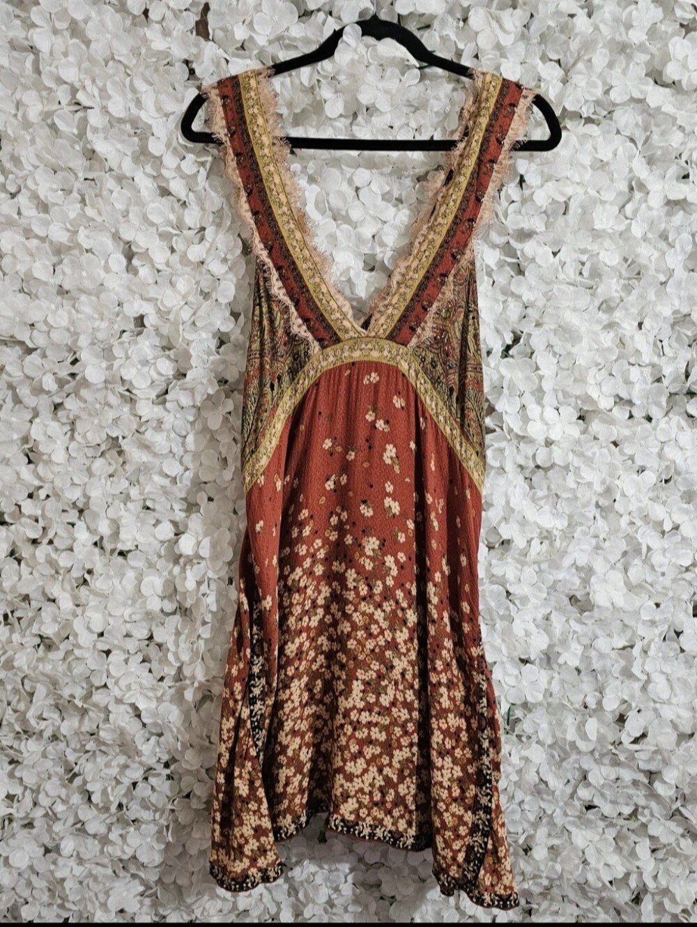 Free People East Willow Trapeze Mini Slip Dress - Picture 3 of 5